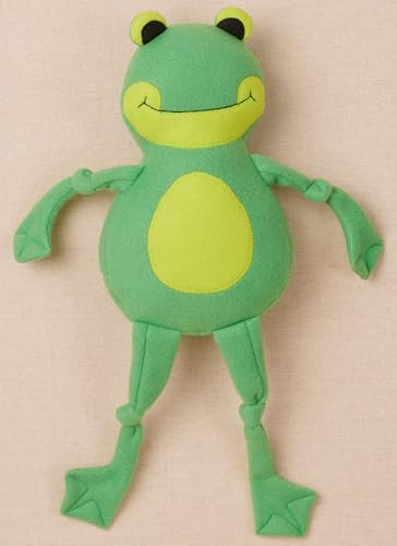 McCall's M8546OS Bear, Frog, Monkey, and Cow Plush Animals Sewing Pattern Packet by Carla Reiss, Design Code M8546, Sizes 17" Tall