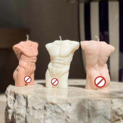 Candle Molds - Silicone Mold for Candles Making, DIY 3D Moulds for Soy Wax, Beeswax, Scented Candle, Valentine's Day Gifts (Muscle Man) - color: Muscle Man