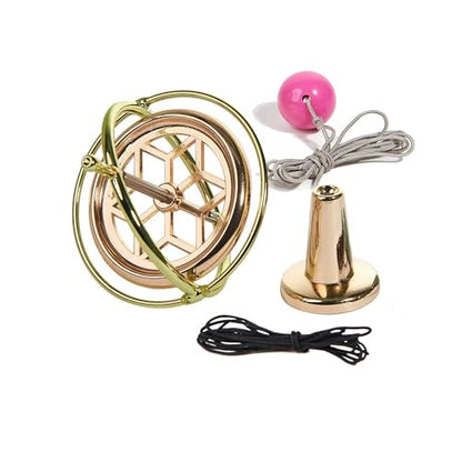JoyTech Precision Gyroscope Kill Time Metal Anti Gravity Spinner Balance Toy JA01 - color: Golden