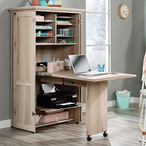 Sauder Miscellaneous Storage Craft & Sewing Armoire, Pacific Maple finish - color: Pacific Maple
