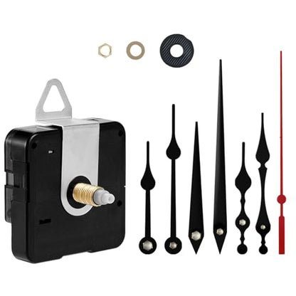 Roymnie Clock Mechanism Replacement Battery Operated Silent Short Shaft Kit - size: 22mm