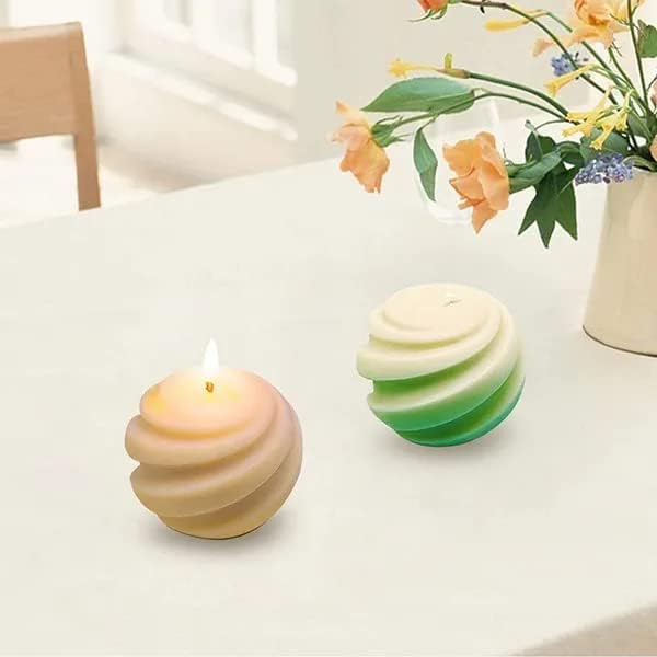 Candle Molds - Silicone Mold for Candles Making, DIY 3D Moulds for Soy Wax, Beeswax, Scented Candle, Valentine's Day Gifts (Planet) - color: Planet