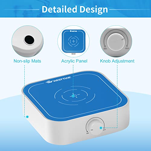 3000rpm Magnetic Stirrer Mixer with Stir Bar, Brushless DC Motor Max 3000ml Magnetic Stir Plate Mixer Blue-White（No Hot) - style: Blue-White-3000RPM Basic