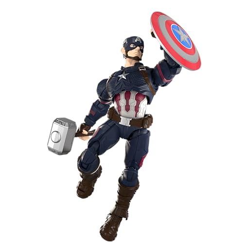 Blokees - Champion Class - Marvel Infinity Saga – Captain America CC03 Model Kit - Assembly Required - No Tools - No Cutting - No Glue - No Paint - Age 14+