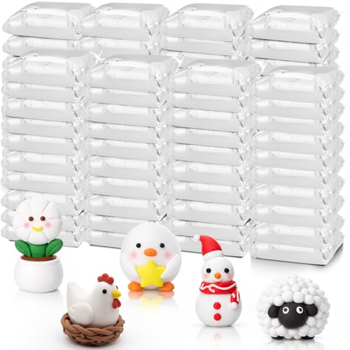 Air Dry Clay Bulk, Modeling Clay for Kids, 100 Pcs, White - color: White