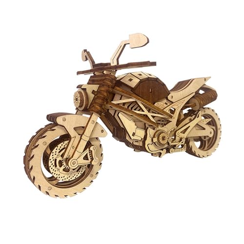 ZZHMASPLAY 3D Wooden Puzzle Motorcycle Model Car Kits,Brain Teaser Puzzles,Mechanical Vehicle Building Kits,Best Gift for Adults Teens on Birthday Christmas