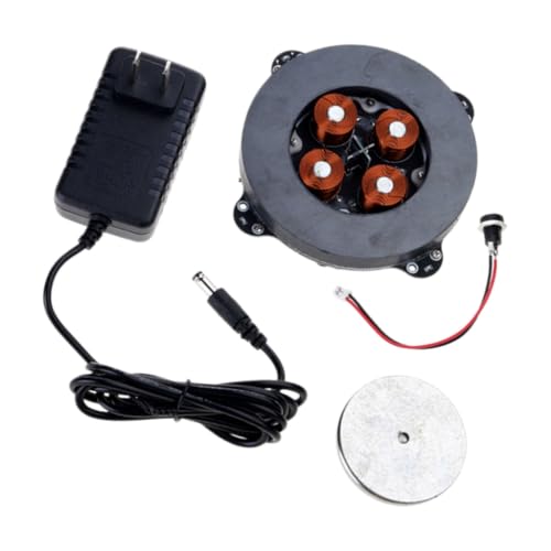 Magnetic Levitation Kit, Magnetic Levitation Display Stand, Floating Module with LED Lamp, Floating Rotating LED Tech Desk Ornament for Office, Studio, Home - Max Load Capacity 500g (500g) - color: 500g