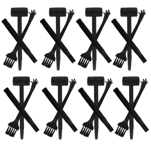 Toddmomy Mini Dig Kit Hammer Chisel Brush Dinosaur Eggs Digging Set 10 Sets