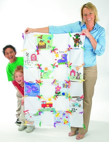 Fun Express DIY Knot Tie Quilt Kit for Kids