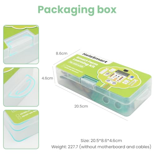 Micro:bit Smart Farm Learning Kit,16 Progressive STEM Projects for School Student | MakeCode & Python Programming | Actuators for IoT Agriculture Education (Without Micro:bit Board)