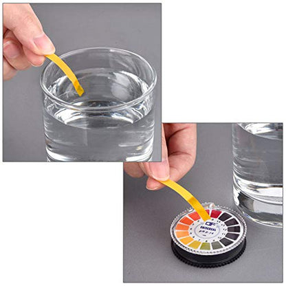 Jovitec Universal Ph Test Paper Strips Ph Test Strips Roll, Measure Full Range 0-14 Each 16.4 ft(12 Rolls)
