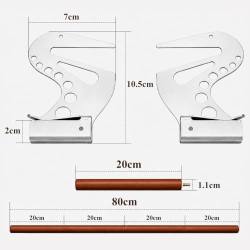 Artist Hand Rest Bridge (1 Set) - Adjustable Painting Wrist Tool
