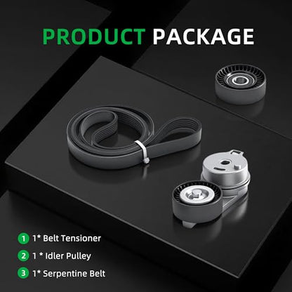 Serpentine Belt Tensioner Idler Pulley Kit for Ram 1500 5.7L V8 2013-2022 - size: for Ram 1500/1500 Classic 2013-2022