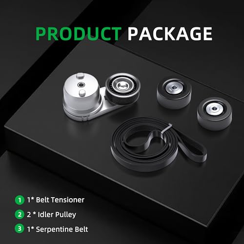 Drive Belt Tensioner Kit for Chevy Silverado 2500 HD 3500 HD 2002-2010 - size: for Silverado/Sierra 2500 HD 2002-2010