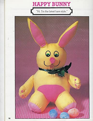 Soft Sculpture Playthings #7562 - Easy-to-Make Stuffed Toys Full-Sized Patterns & Instructions for Buddy Bear, Happy Bunny, Missy Mouse, Humpty Dumpty & Sweet Sue [Designer A. White]