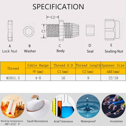 Junction Box IP65 Waterproof ABS Plastic Electrical Project Case Power Junction Boxes, Project Box with Fixed Ear Black 6.22x3.54x2.36 inch (158 x 90 x60 mm) - color: Fixed Ear Design, size: 6.22"x3.54"x2.36"