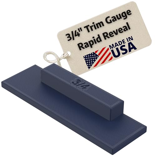 Supply Sons - Rapid Reveal Trim Tool - 3/4" Trim Gauge - Door Reveal Marking Tool - Durable Plastic - Accurate Jamb Marking - Finish Carpentry & Woodworking Tool - Made in The USA (3/4 Inch Spacer) - size: 3/4 Inch