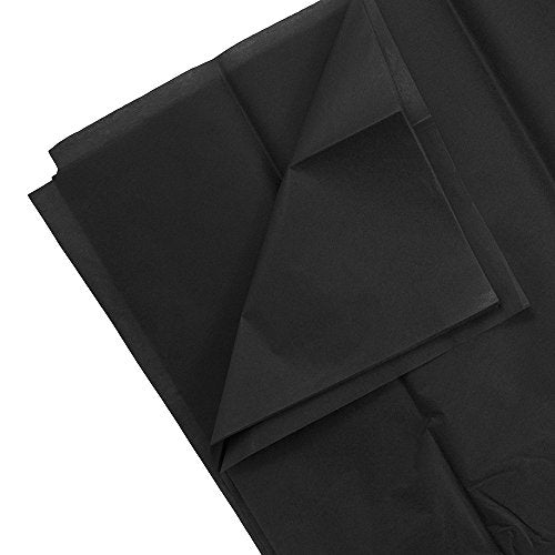 JAM PAPER Tissue Paper - Black - 10 Sheets/Pack - color: Black, size: 10 Count (Pack of 1)