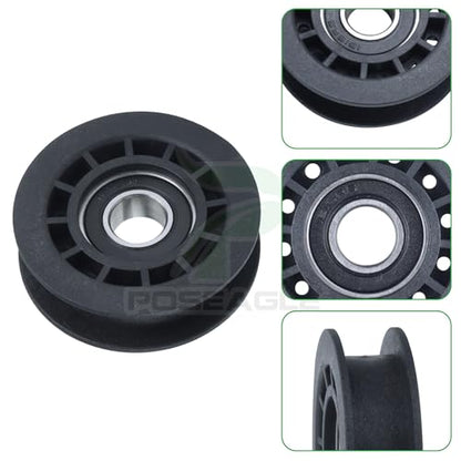 2 Pack 587973001 Pulley with 587969201 Pulley for Husqvarna LC221A - size: 2x587973001+1x587969201