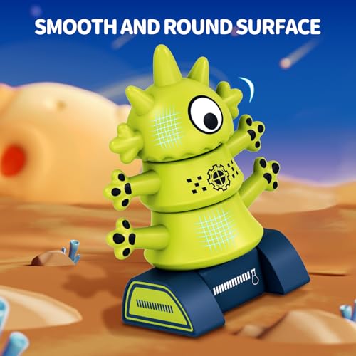 STEM Magnetic Robot Building, Toys for Kids 3 4 5 6 7 8, Transformable Stacking Bots with Storage Box, Creative Learning Christmas and Birthday Gifts for Boys Girls 3-5 4-8 - size: 35 PCS Magnetic Robot