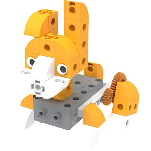 Thames & Kosmos Kids First Robot Pet Shop: Owls, French Bulldogs, Sloths & More! STEM Experiment Kit for Young Engineers | Build 8 Motorized Robots of Cute Animals | Play & Learn with Storybook Manual - style: Robot Pet Shop
