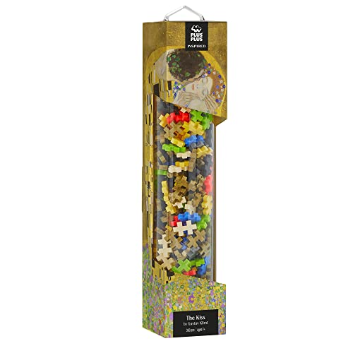 PLUS PLUS Inspired, Klimt The Kiss- Art History Building Set 350 pc - color: Klimt, the Kiss