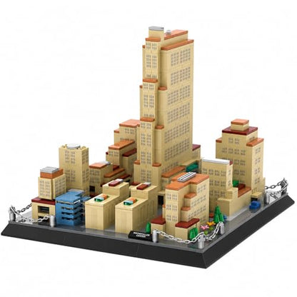 928Pcs Rockefeller Center New York Building Set World Landmark Architecture Model Collectible Toy for Kids and Adults - color: Rockefeller Center
