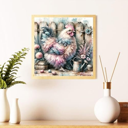 Chicken Diamond Art Kits for Adults, Diamond Painting Kits 14x14 Inch - color: Style 56