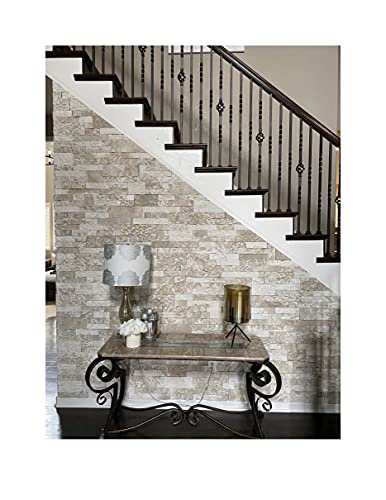 AirStone Primary Stones, Birch Bluff Color Blend, Manufactured Stone - color: White Tones, size: Primary