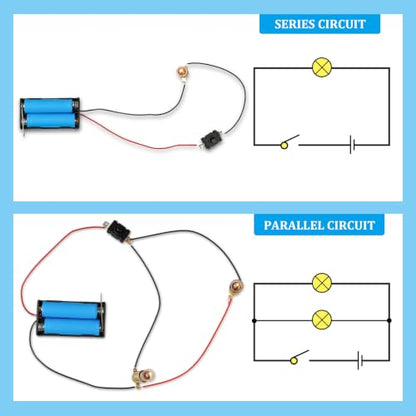 BeAndge Electric Circuit Kit for Kids 8-12, Science STEM Toys