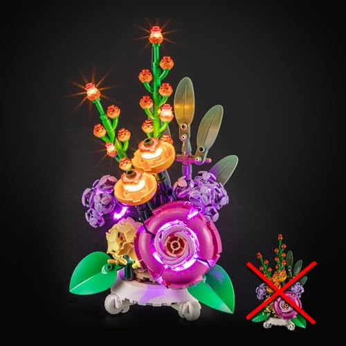LIGHTAILING Light for Lego-40762 Mixed Flowerpot - Led Lighting Kit Compatible with Lego Building Blocks Model - NOT Included The Model Set - style: (Only Light) 40762 Mixed Flowerpot