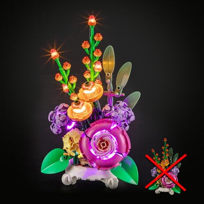LIGHTAILING Light for Lego-40762 Mixed Flowerpot - Led Lighting Kit Compatible with Lego Building Blocks Model - NOT Included The Model Set - style: (Only Light) 40762 Mixed Flowerpot