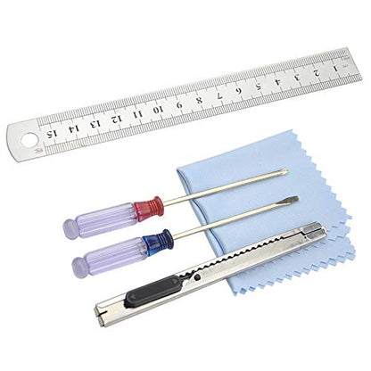 Professional 28 PCS Model Tools Kit Modeler Basic Tools Craft Set Hobby Building Tools Kit for Gundam Car Model Building Repairing and Fixing(O)