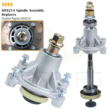 2PK 604214 Spindle Assembly with 603987 Spindle Pulley 607059 Belt - size: 2x604214D
