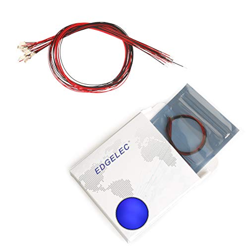 20pcs Prewired 1206 UV (Ultraviolet) 390-395nm SMD LED Light Emitting Diode DC 3V Micro Litz Length 7.8in. (20cm) Soldered Purple Mini LED Lights for DIY Manual Model Toy Decoration - color: Uv, size: 1206 Prewired