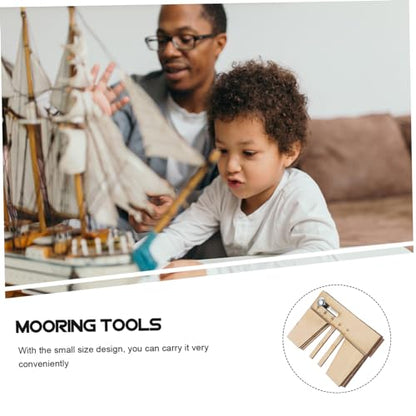 Model Ship Rigging Tools Wooden Mooring Tools for Sailing Model Fixed Mini Size