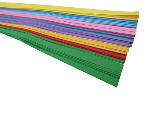 Hygloss 1,000 Paper Weaving Strips - ¾-Inch x 16-Inch - Kids Arts and Crafts, Classroom Activities - Learn to Weave - 10 Assorted Colors, 1000 Strips