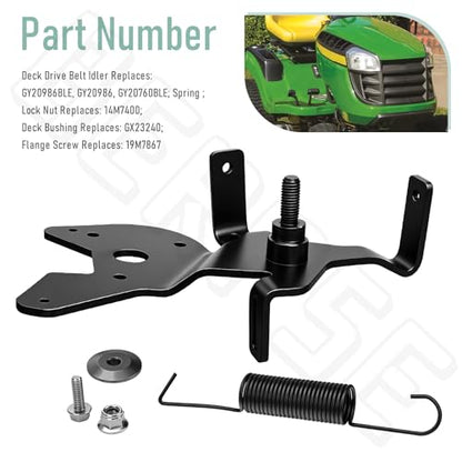 GY20986 Deck Drive Belt Idler Arm Plate for John D-eere Lawn Tractors