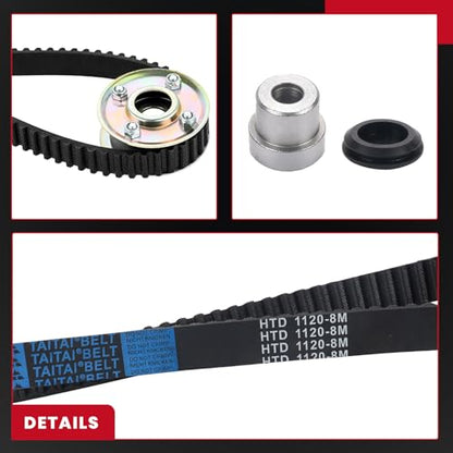 131-4529 Mower Idler Pulley Kit & 120-3335 Belt fits for Toro TimeMaster 30” Idler Pulley Kit,fits Model 20199,20200,20975, 20977.etc Mower