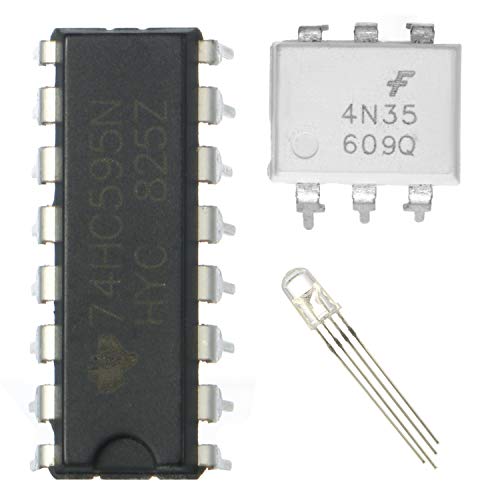 458 Electronic Starter Fun Kit for Arduino Raspberry Pi | Basic Electronics Components Starter Kit | Power Supply Module, Jumper Wire, Great Range of Resistors, Breadboard 400 Tie-Point