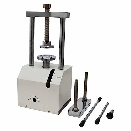 Hydraulic Dental Press Machine for Lab and Clinic - 2T / 4,000 lbs Manual Oil Press for Denture Flask, Portable Bench Top Compressor with Simple Manual Operation, 3.1" Lifting Height