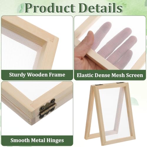 IMengjbang 10 Pcs Paper Making Frame Kit, 5''x7''