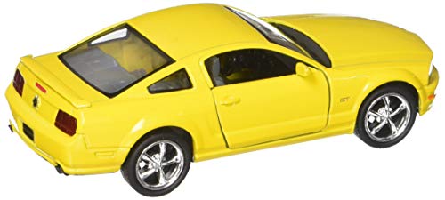 KiNSMART - 2006 Ford Mustang GT 1:38 Scale 5" Die Cast Metal Model Toy Car (Yellow) - color: Yellow