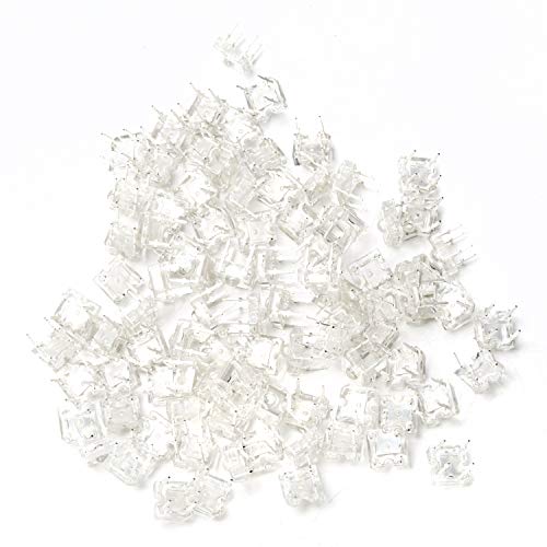 CHANZON 100 pcs 3mm Piranha Superflux Blue LED Diode Lights (DC 3V 20mA) - color: D) Blue (100pcs)