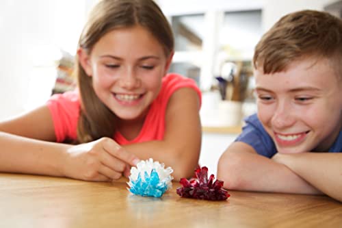 4M Crystal Growing Science Kit - 3 Colored Crystals - Easy DIY STEM Toys Lab Experiment Specimens, A Great Educational Gift for Kids & Teens, Boys & Girls Ages 10+ - style: 3 Crystals
