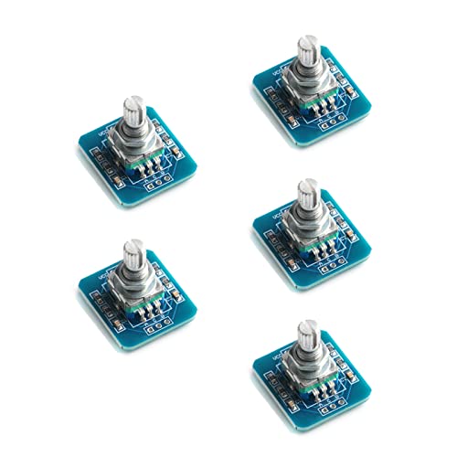 5Pcs EC11 360 Degree Rotary Encoder Module Coding Encoding Module for Arduino