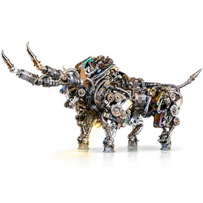 3D Metal Puzzle for Adults Bison Model Kits 3D Metal Puzzles Mechanical Bulls Building Blocks Difficult DIY Assembly - High-end Gifts for Men - style: Bison