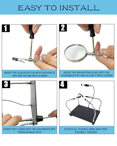 Kaisiking Helping Hands Soldering Station with Magnifying Glass