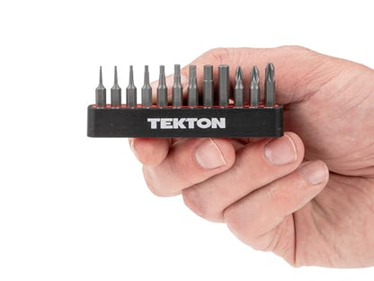 TEKTON 4 mm Hex and Pozidriv Bit Set with Rail, 12-Piece | DZZ92005 - style: 12-pc. Hex/Pozidriv Bit Se