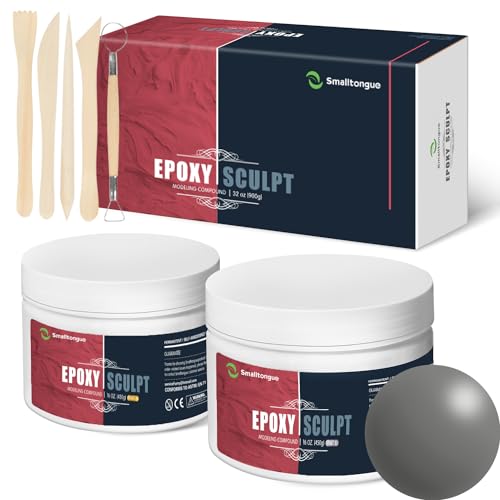 AB Epoxy Sculpt Clay, with Tools, Natural Color, 2 Part (A & B) 2 Pound - color: NARUTAL, size: 2 Pound